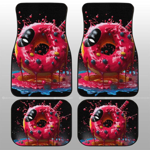 Hot Pink Donuts Car Floor Mats Custom Girly Pattern Car Accessories