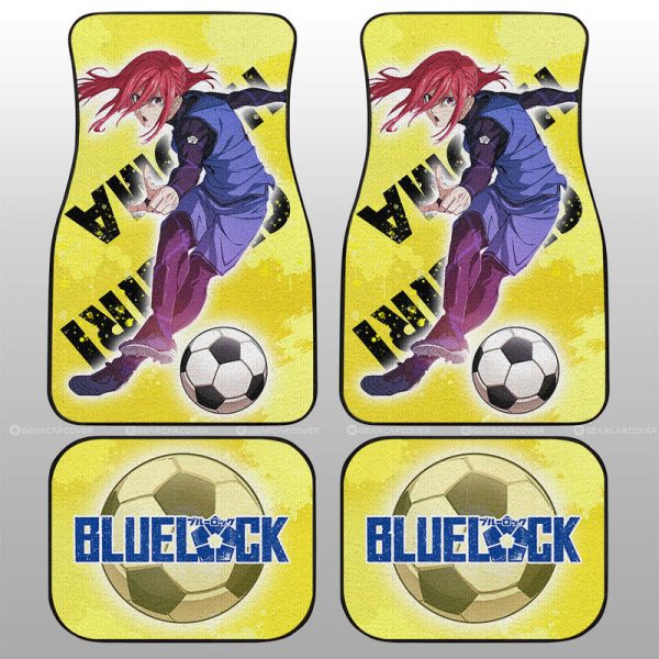 Hyoma Chigiri Car Floor Mats Custom Blue Lock Anime