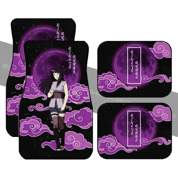 Hyuga Hinata Car Floor Mats Custom Anime Car Interior Accessories