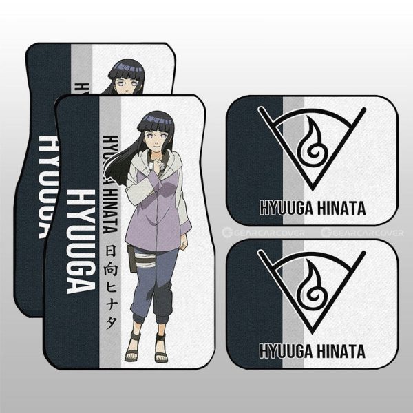 Hyuuga Hinata Car Floor Mats Custom Anime Car Accessories