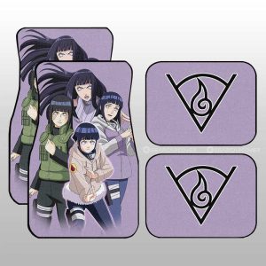 Hyuuga Hinata Car Floor Mats Custom Anime Car Accessories For Fans