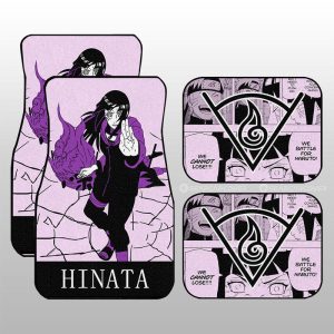 Hyuuga Hinata Car Floor Mats Custom Anime Car Accessories Manga Color Style