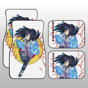 Hyuuga Hinata Car Floor Mats Custom Shippuden Anime