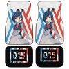 Ichigo Code 015 Car Floor Mats Custom Darling In The Franxx Anime Car Accessories