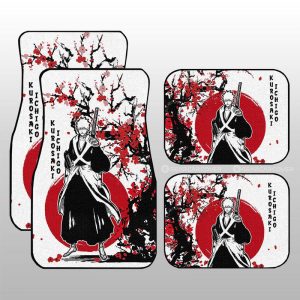 Ichigo Kurosaki Car Floor Mats Custom Japan Style Anime Bleach Car Interior Accessories