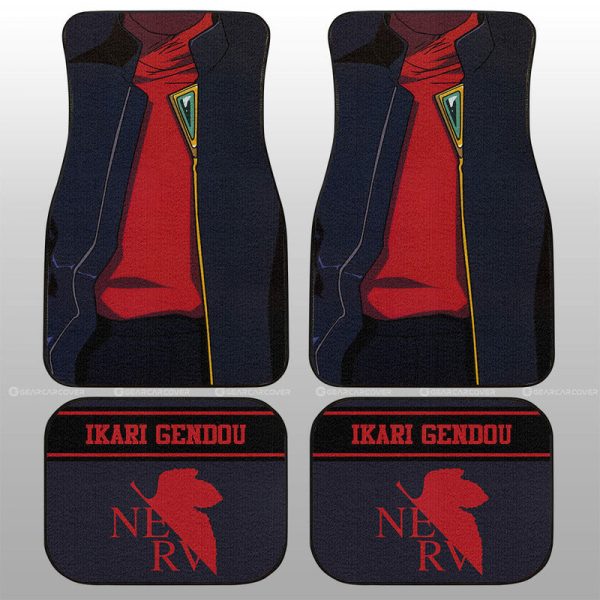 Ikari Gendou Car Floor Mats Custom NGE Car Interior Accessories