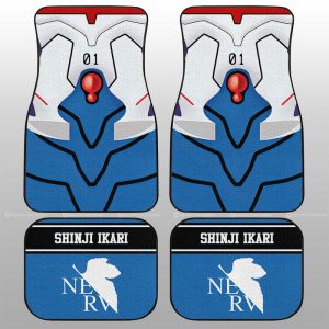 Ikari Shinji Car Floor Mats Custom NGE Car Interior Accessories