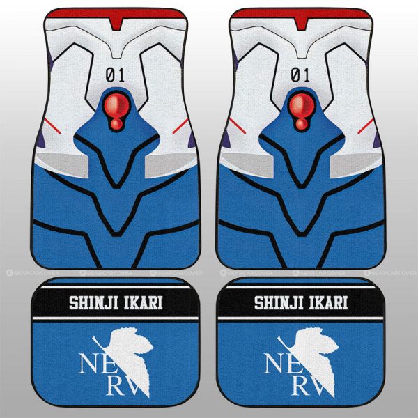 Ikari Shinji Car Floor Mats Custom NGE Car Interior Accessories