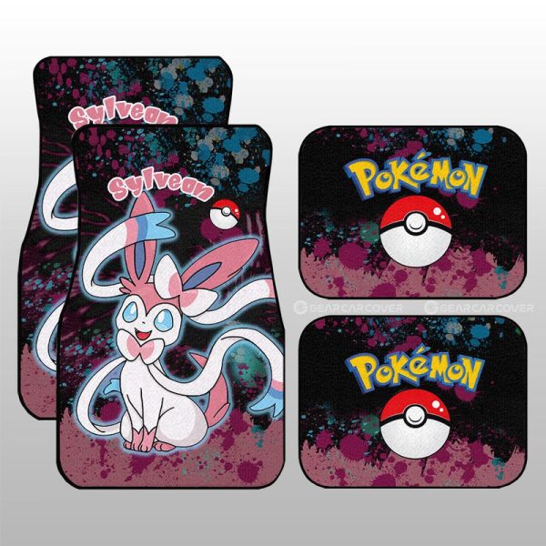 Infernape Car Floor Mats Custom Tie Dye Style Anime Car Accessories