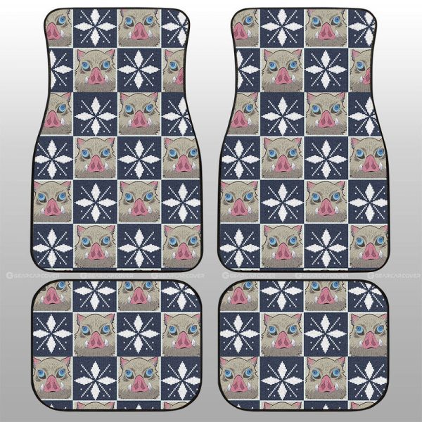 Inosuke Hashibira Car Floor Mats Custom Anime Car Accessories