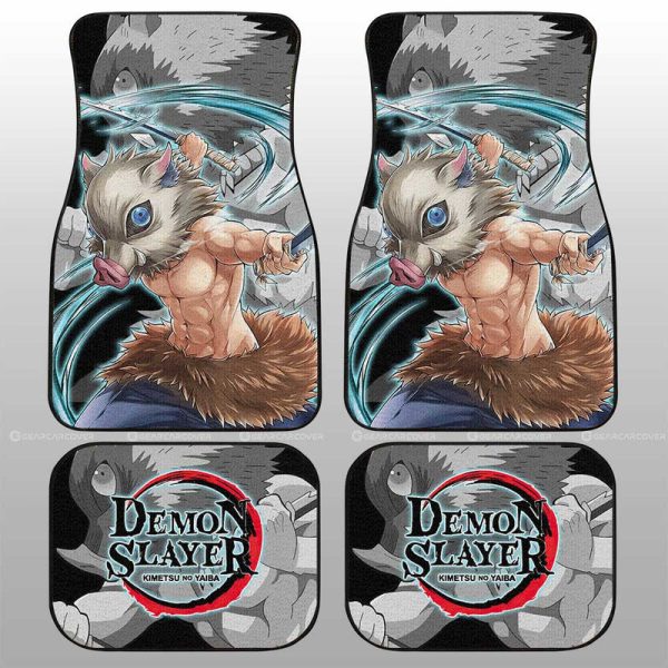 Inosuke Hashibira Car Floor Mats Custom Demon Slayer Anime Car Accessories