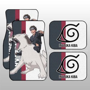 Inuzuka Kiba Car Floor Mats Custom Anime Car Accessories