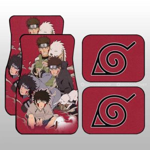 Inuzuka Kiba Car Floor Mats Custom Anime Car Accessories For Fans