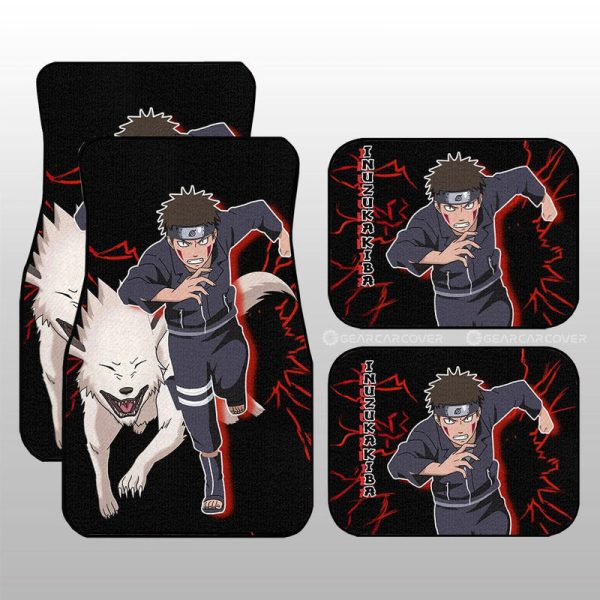 Inuzuka Kiba Car Floor Mats Custom NRT