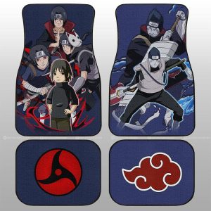 Itachi And Kisame Car Floor Mats Custom Anime Car Accessories