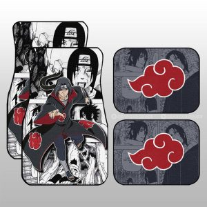 Itachi Car Floor Mats Custom Anime Car Accessories Mix Manga