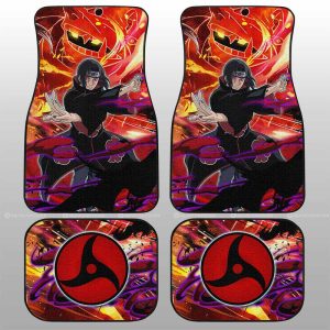 Itachi Car Floor Mats Custom Sharingan Eye Car Accessories