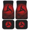 Itachi Mangekyou Car Floor Mats Custom Sharingan Eye Car Accessories