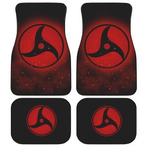 Itachi Mangekyou Car Floor Mats Custom Sharingan Eye Car Accessories