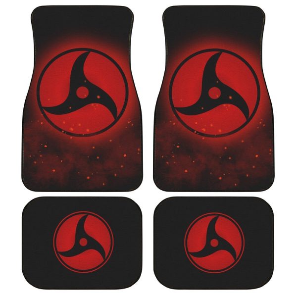 Itachi Mangekyou Car Floor Mats Custom Sharingan Eye Car Accessories