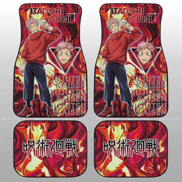 Itadori Yuji Car Floor Mats Custom Car Accessories