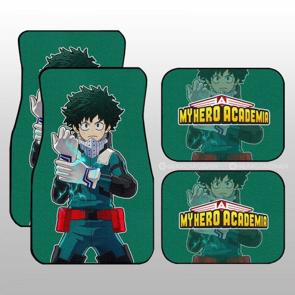 Izuku Midoriya Car Floor Mats Custom My Hero Academia Anime