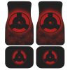 Izuna Mangekyou Car Floor Mats Custom Sharingan Anime Car Accessories