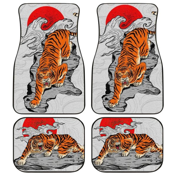 Japanese Tiger Car Floor Mats Custom Car Accessories