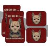 Jason Mask Cat Car Floor Mats Custom Halloween Car Accessories