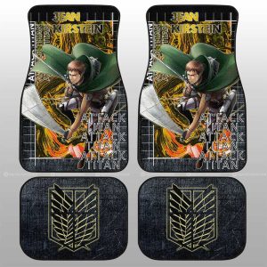 Jean Kirstein Car Floor Mats Custom Attack On Titan Car Accessories