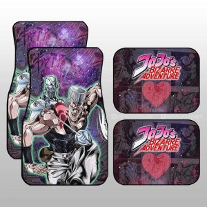 Jean Pierre Polnareff Car Floor Mats Custom Galaxy Manga JJBA