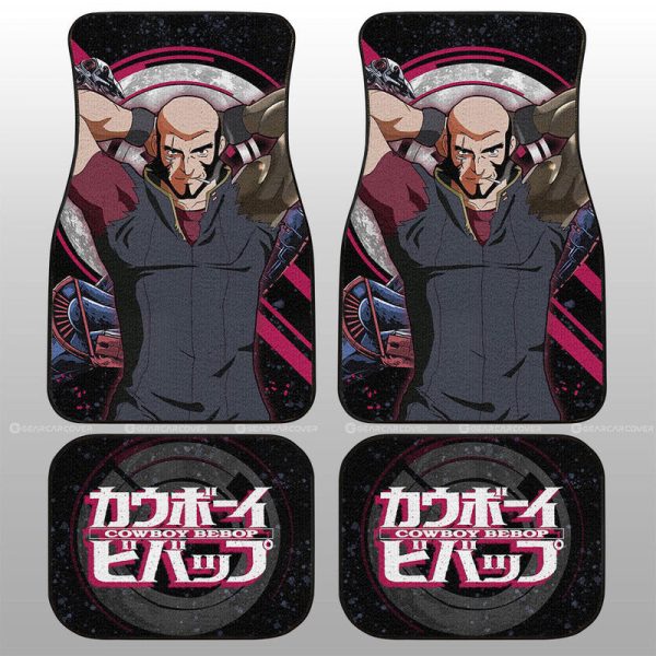 Jet Black Car Floor Mats Custom Cowbop Bebop Anime