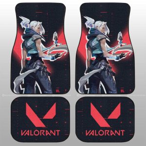 Jett Car Floor Mats Custom Valorant Agent