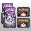 Jigglypuff Car Floor Mats Custom Anime Galaxy Manga Style