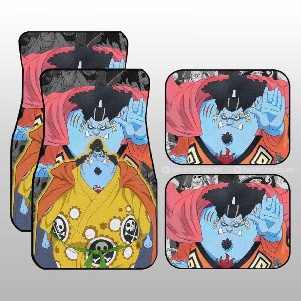 Jinbe Car Floor Mats Custom One Piece Anime Car Interior Accessories