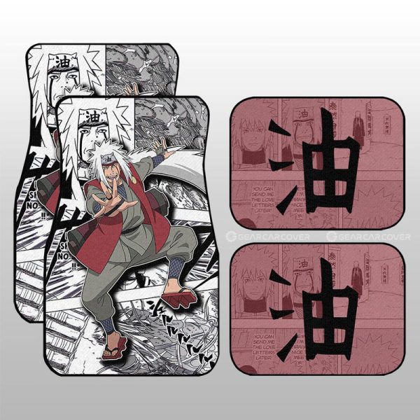 Jiraiya Car Floor Mats Custom Anime Car Accessories Mix Manga