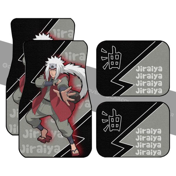 Jiraiya Car Floor Mats Custom Anime Car Interior Accessories