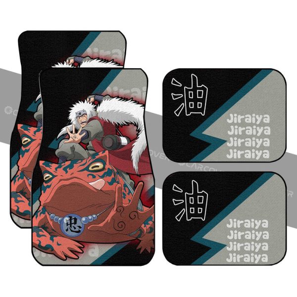 Jiraiya Sage Car Floor Mats Custom Anime Car Interior Accessories