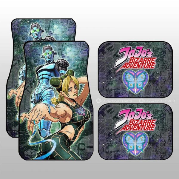 Jolyne Kuujou Car Floor Mats Custom Galaxy Style JJBA Anime Car Accessories