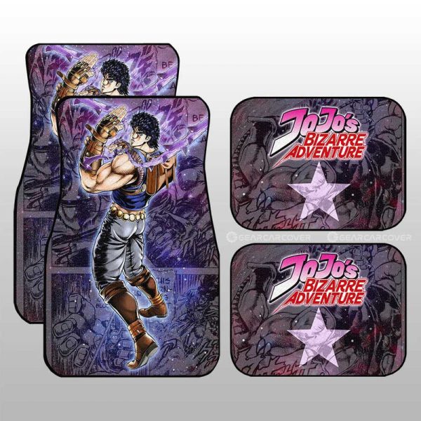 Jonathan Joestar Car Floor Mats Custom Galaxy Style JJBA Anime Car Accessories