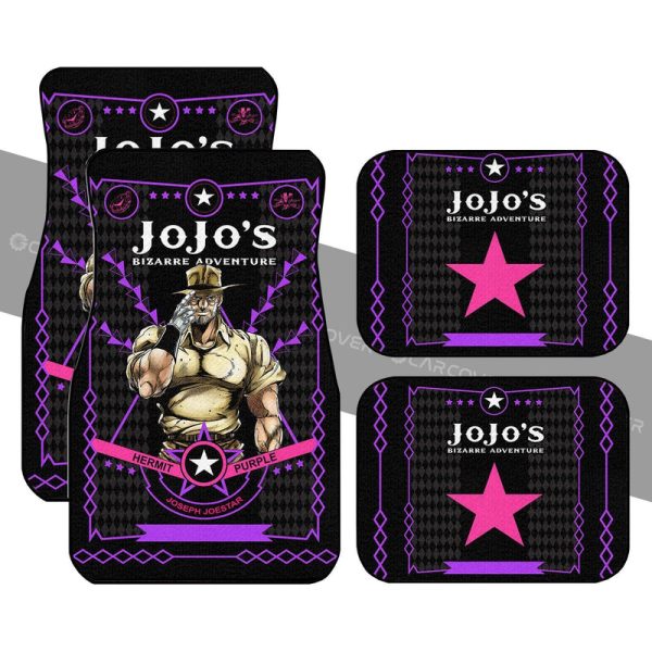 Joseph Joestar Car Floor Mats Custom JoJo's Bizarre Adventure Anime Car Accessories