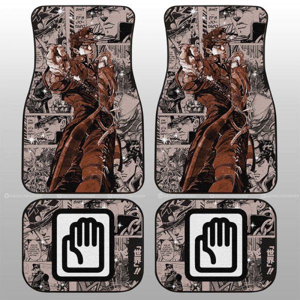 Joutarou Kuujou Car Floor Mats Custom Car Accessories