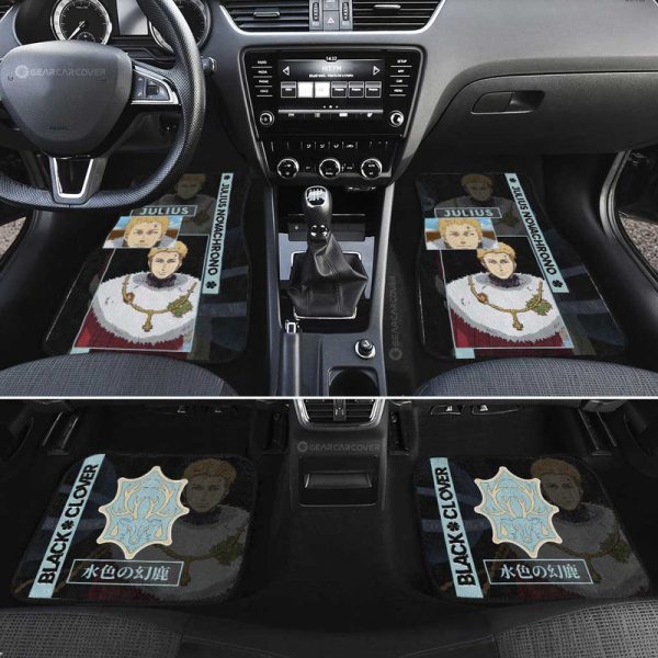 Julius Novachrono Car Floor Mats Custom Black Clover Anime