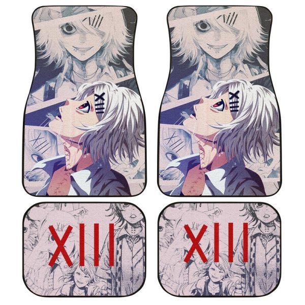 Juuzou Suzuya Car Floor Mats Custom Tokyo Ghoul Anime Car Accessories