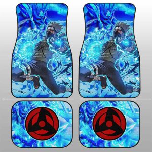 Kakashi Car Floor Mats Custom Sharingan Eye Car Accessories