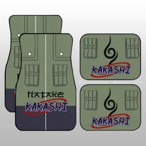 Kakashi Uniform Car Floor Mats Custom Anime Car Interior Accessories