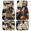 Kakashi and Itachi Car Floor Mats Custom Anime Car Accessories