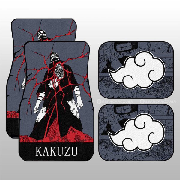 Kakuzu Car Floor Mats Custom Anime Car Accessories Manga Color Style