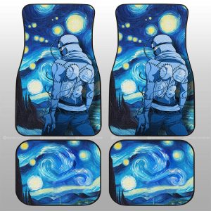 Kakuzu Car Floor Mats Custom Starry Night Styles