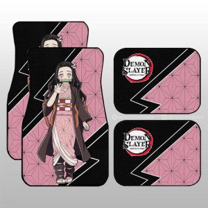 Kamado Nezuko Car Floor Mats Custom Demon Slayer Anime Car Accessories